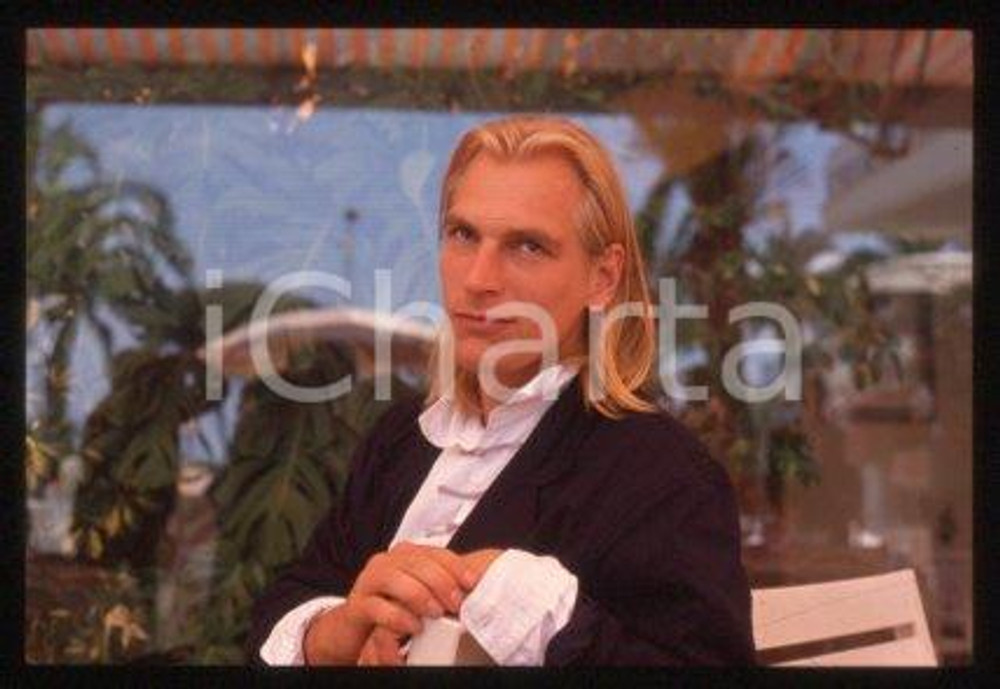 Julian SANDS CANNES Film Festival Portrait of actor 1990 * 35mm vintage slide 54