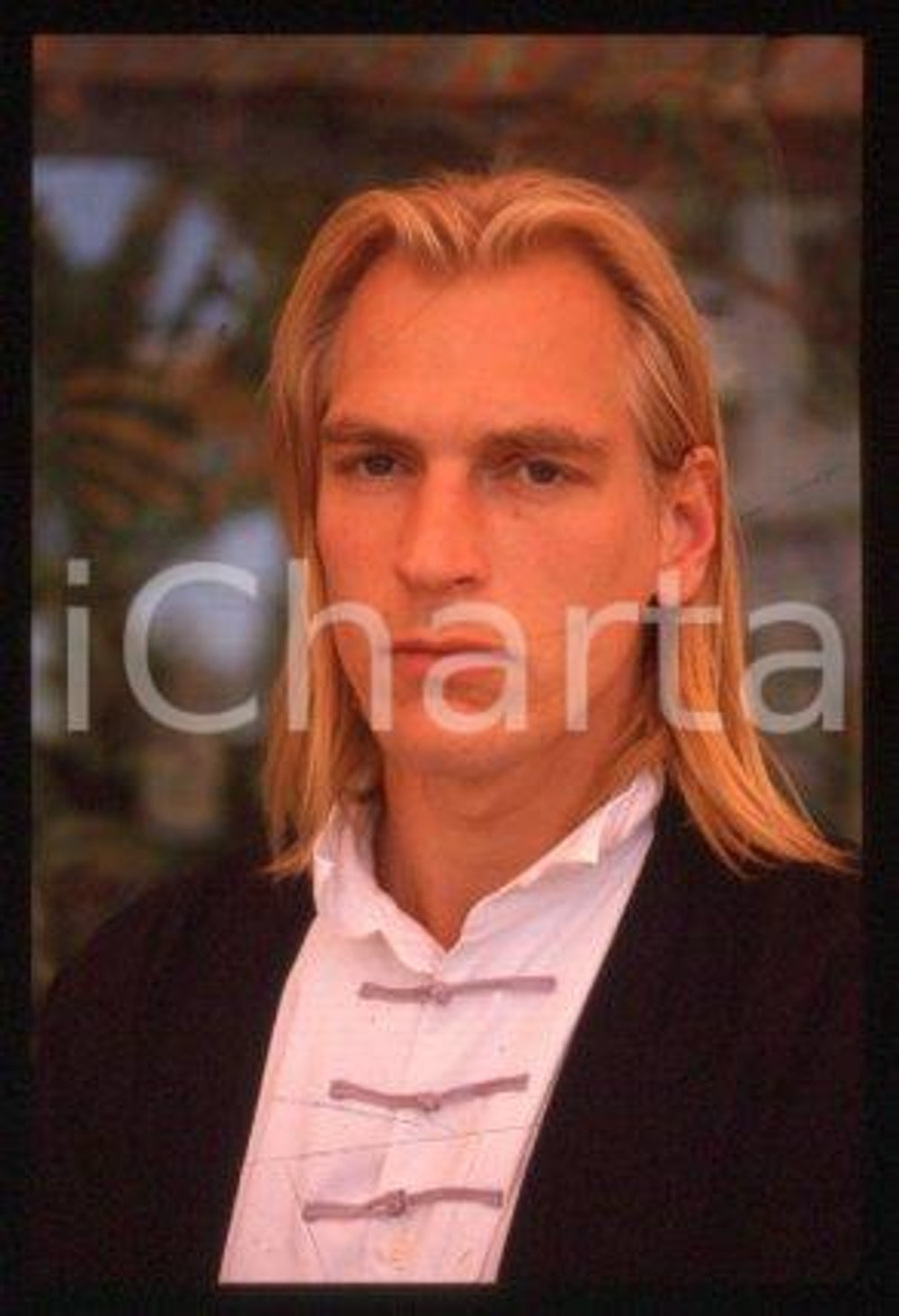 Julian SANDS CANNES Film Festival Portrait of actor 1990 * 35mm vintage slide 63