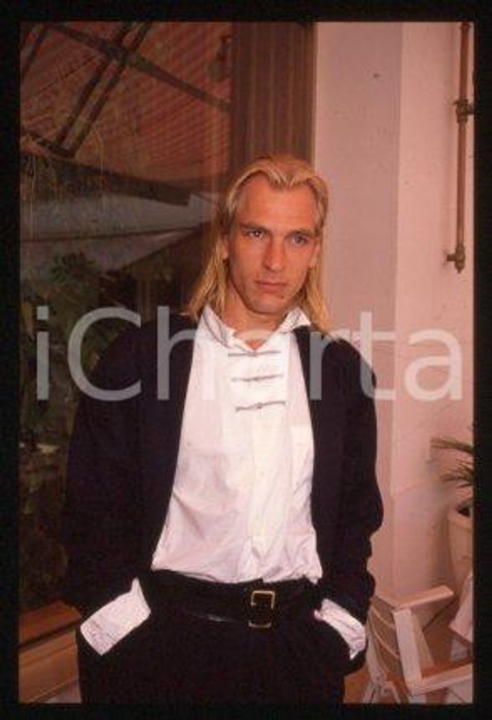 Julian SANDS CANNES Film Festival Portrait of actor 1990 * 35mm vintage slide 61