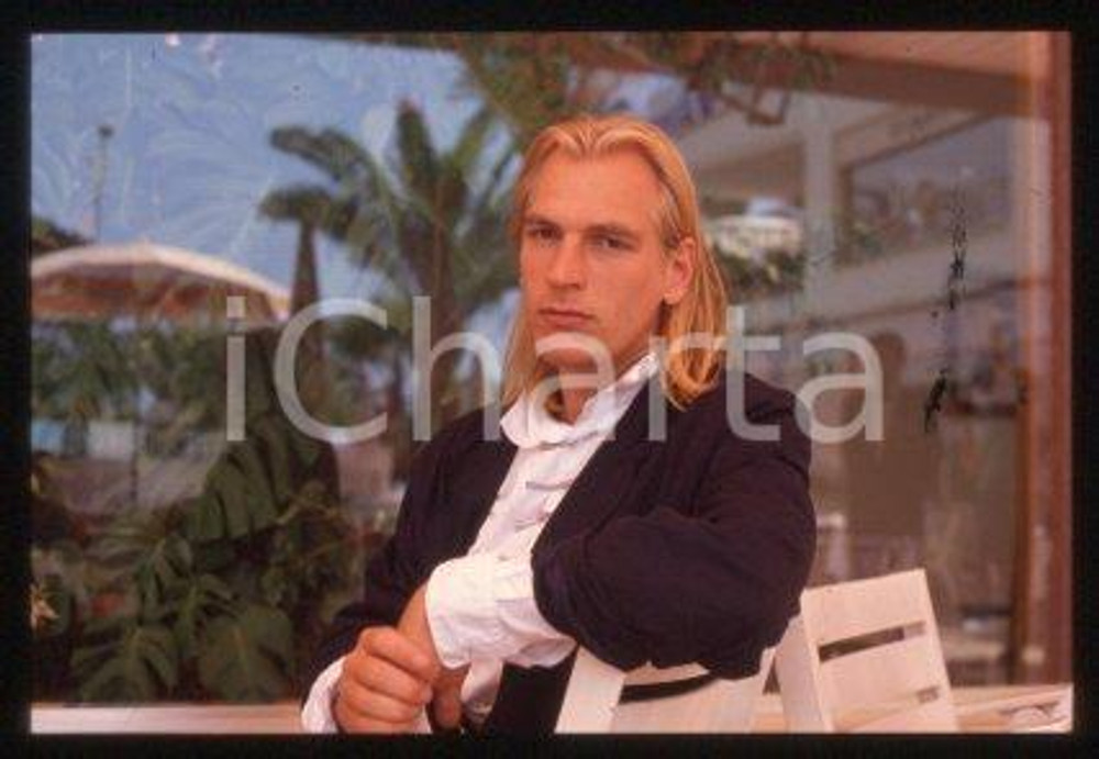 Julian SANDS CANNES Film Festival Portrait of actor 1990 * 35mm vintage slide 31
