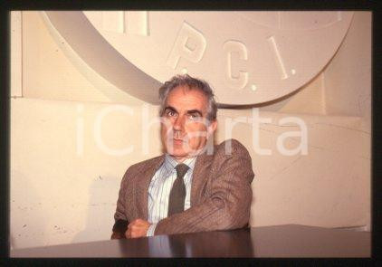 Mario TRONTI - ITALY Portrait of member of the PCI 1989 ca *35mm vintage slide 5