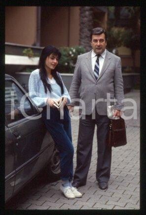 Antonella RUGGIERO & padre Pietro - MUSICA Cantante 1985 * 35mm vintage slide 33