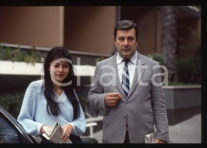 Antonella RUGGIERO & padre Pietro - MUSICA Cantante 1985 * 35mm vintage slide 35