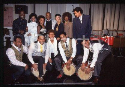 TROPICANA DE CUBA Cabaret CARIBBEAN SHOW members 1993 ca * 35 mm vintage slide 8