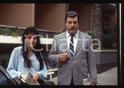 Antonella RUGGIERO & padre Pietro - MUSICA Cantante 1985 * 35mm vintage slide 30