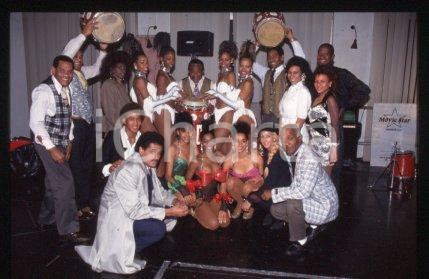 TROPICANA DE CUBA Cabaret CARIBBEAN SHOW members 1993 ca * 35mm vintage slide 13