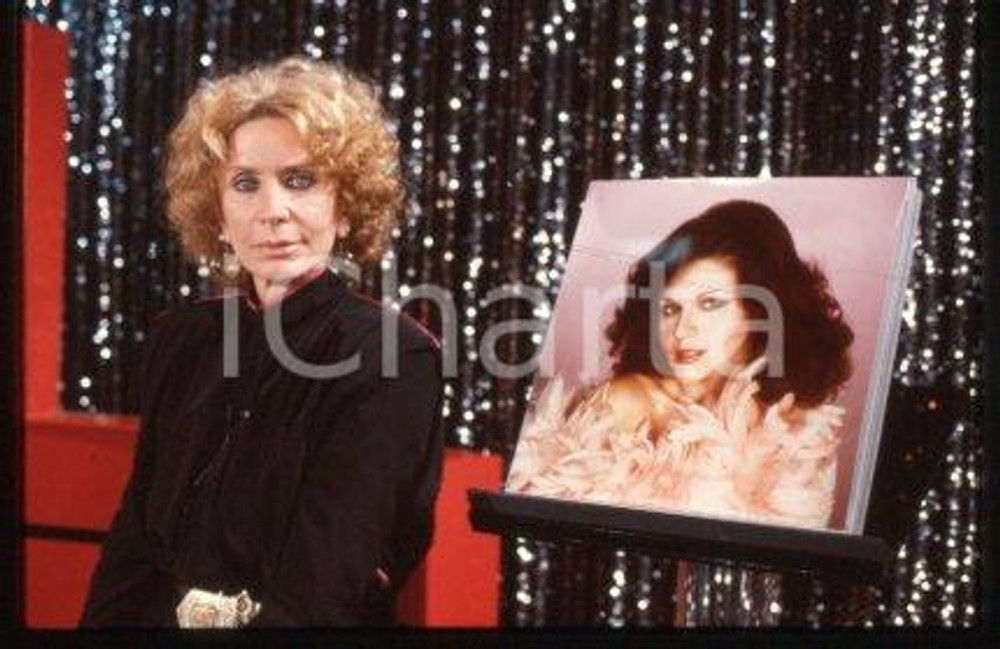 Chiara SAMUGHEO - ITALY Portrait of photographer 1985 ca * 35 mm vintage slide 1