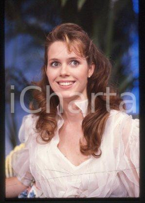 Natasha HOVEY - CINEMA Actress of ACQUA E SAPONE 1983 ca * 35mm vintage slide 11