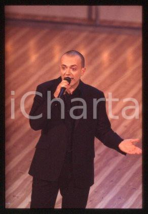 Max PEZZALI - ITALY TV Singer-songwriter of 883 group 1998 *35mm vintage slide 6