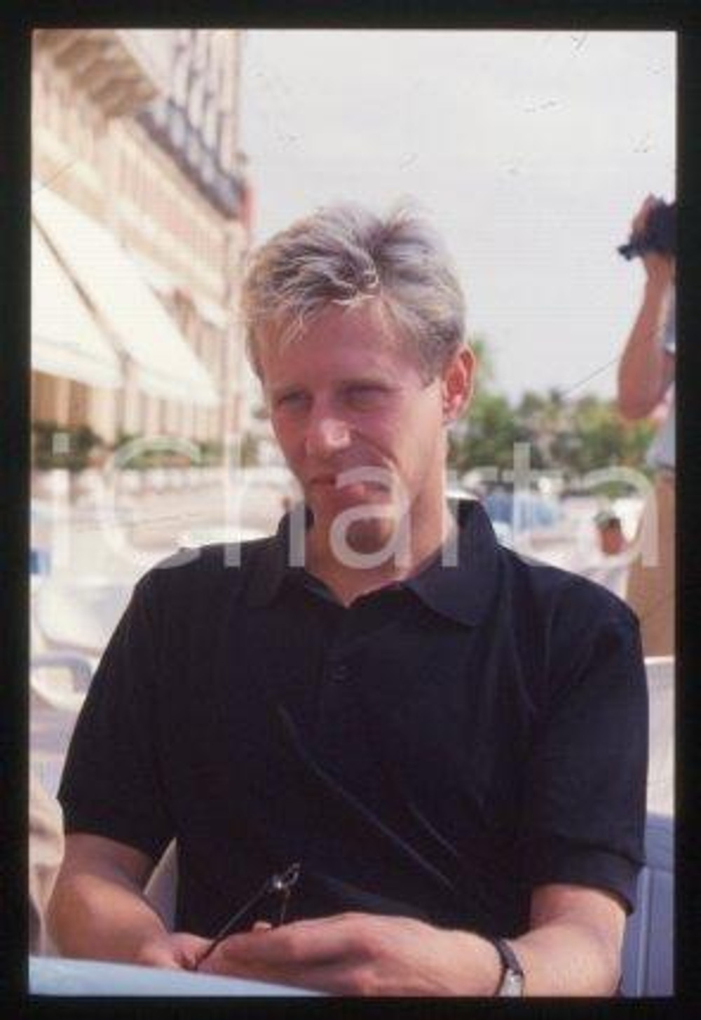 Phil DAVIS - VENICE English actor of °High Hopes° 1988 ca * 35mm vintage slide 2