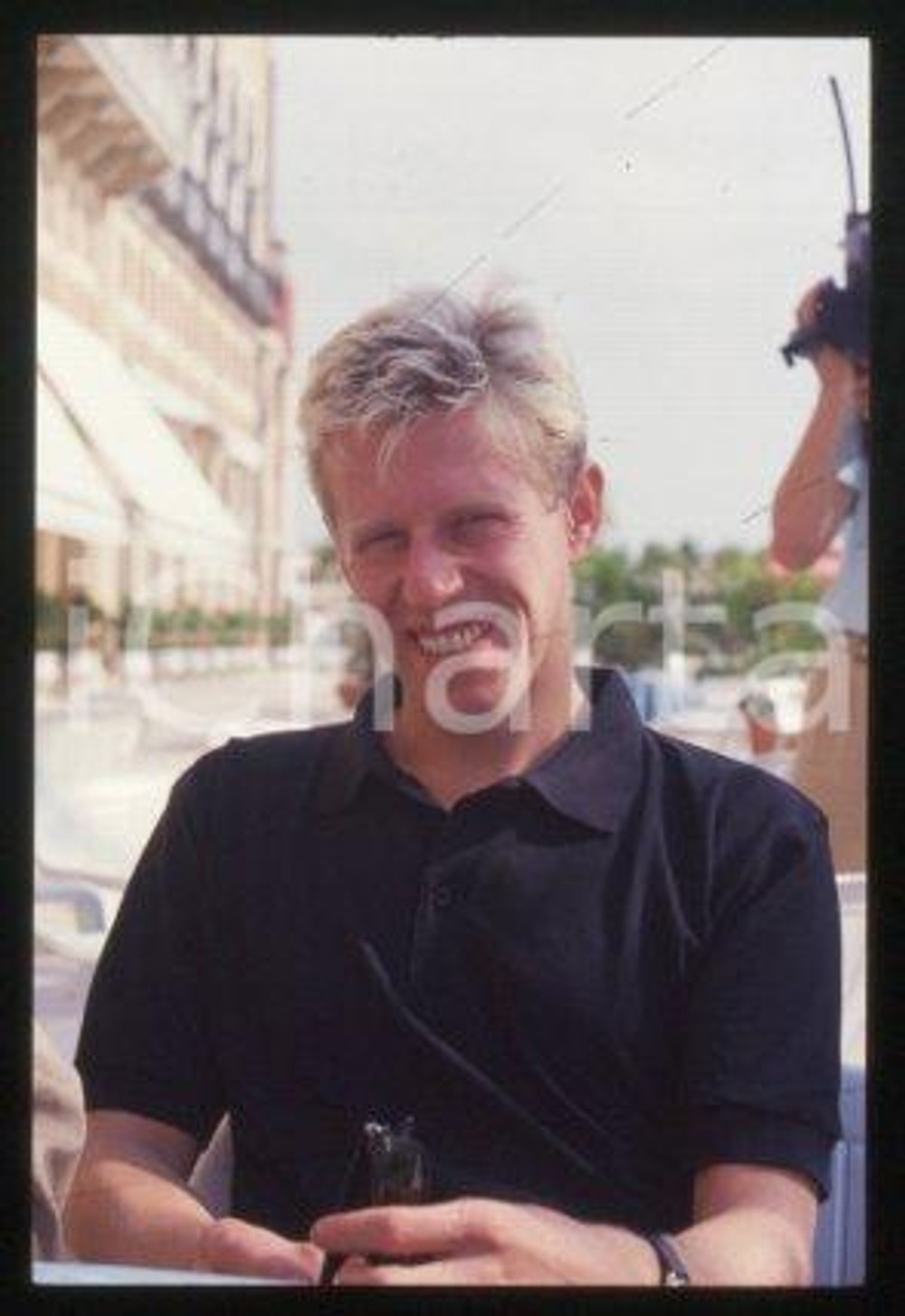 Phil DAVIS - VENICE English actor of °High Hopes° 1988 ca * 35mm vintage slide 3