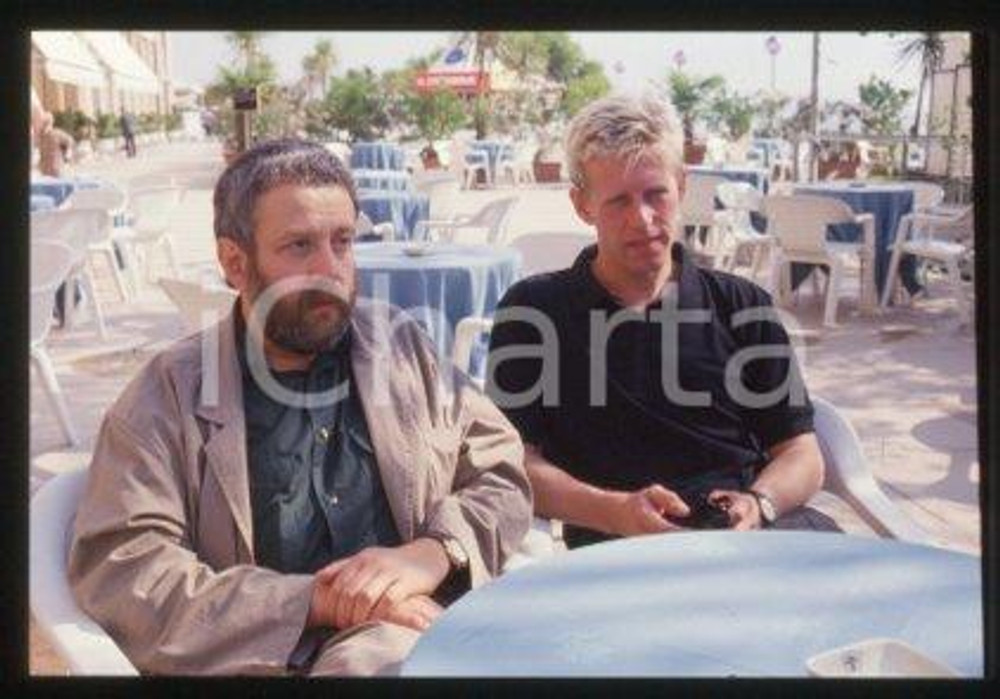 Phil DAVIS & Mike LEIGH - VENICE "High Hopes" 1988 ca * 35 mm vintage slide 5
