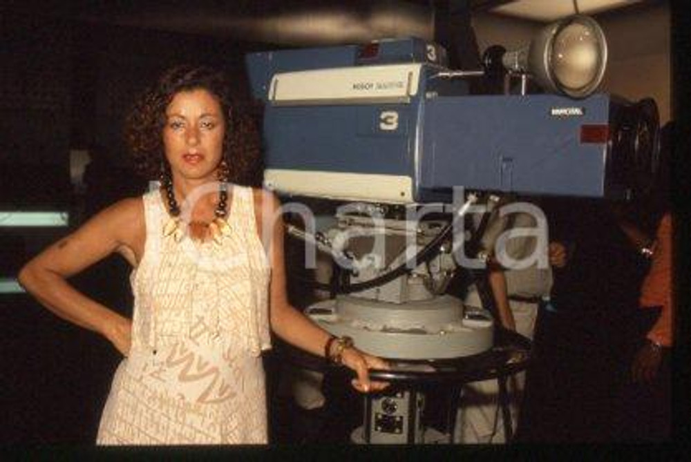 Lella ARTESI RAI UNO "Italia mia" Regista televisiva 1986 * 35mm vintage slide 4