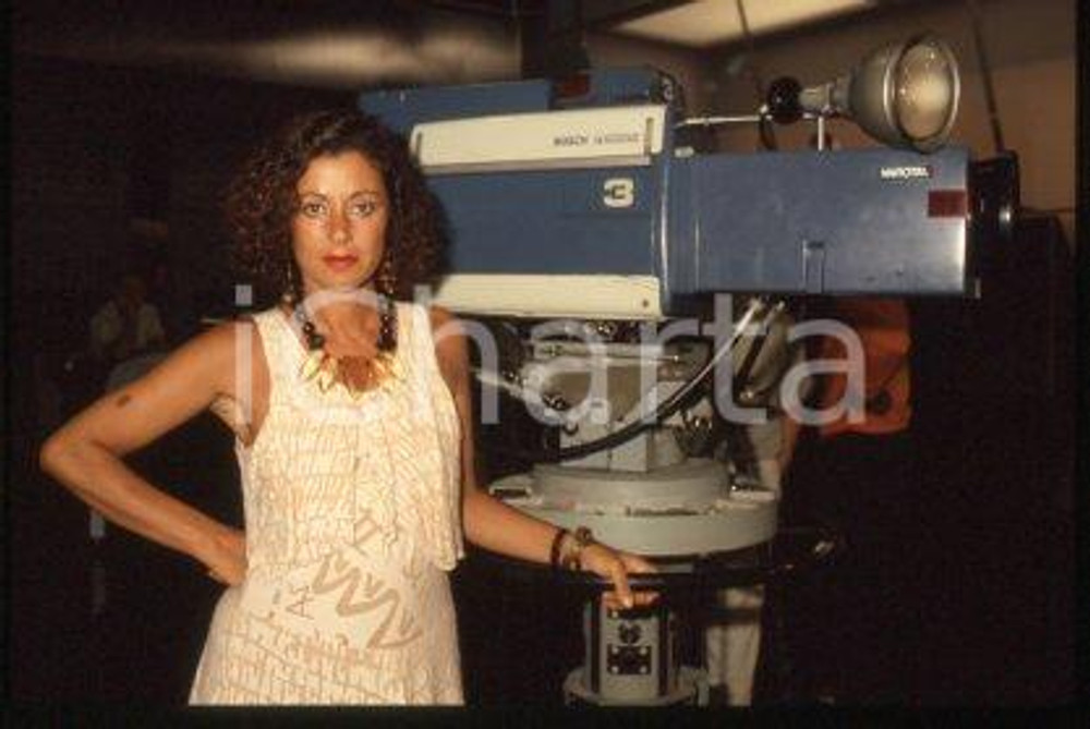 Lella ARTESI RAI UNO "Italia mia" Regista televisiva 1986 * 35mm vintage slide 5