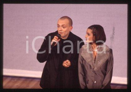Max PEZZALI Alessia MERZ - ITALY Singer of 883 group 1998 *35mm vintage slide 3
