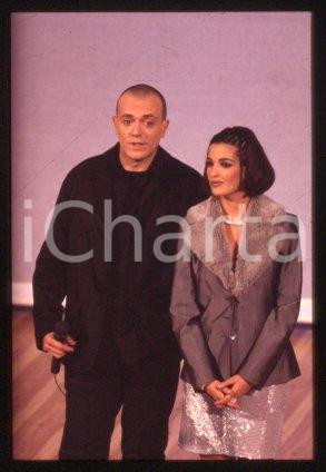 Max PEZZALI Alessia MERZ - ITALY Singer of 883 group 1998 *35mm vintage slide 4