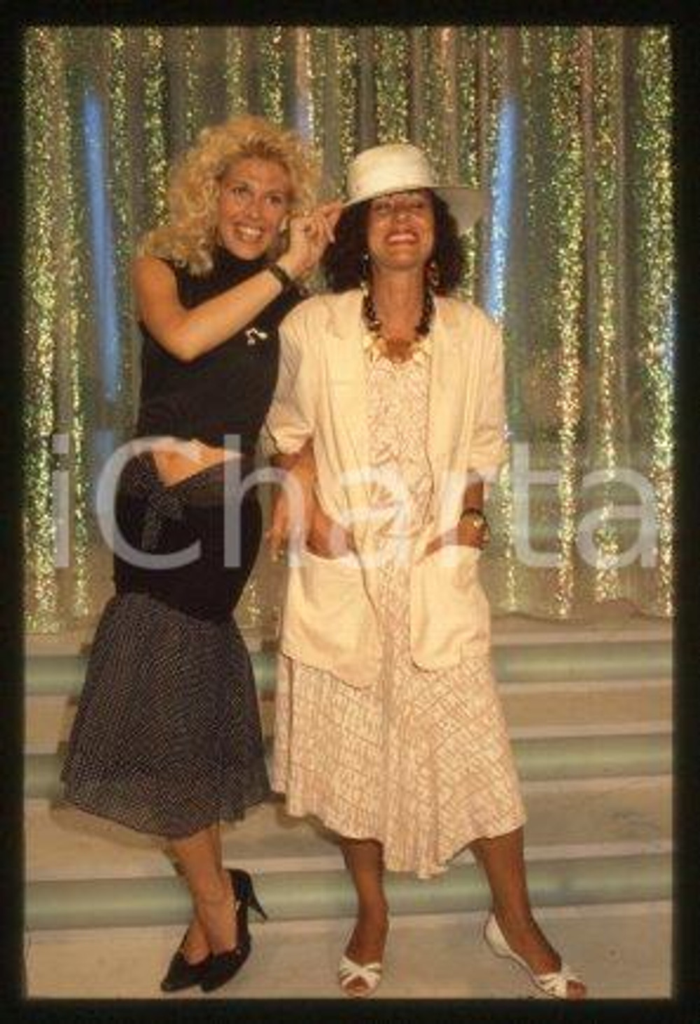 Lella ARTESI Maria Teresa RUTA RAI UNO "Italia mia" 1986 * 35mm vintage slide 6