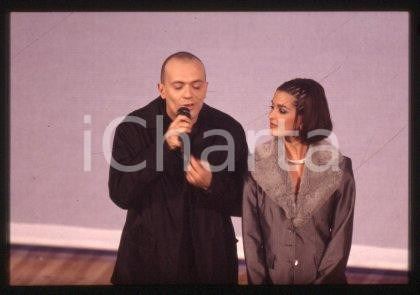 Max PEZZALI Alessia MERZ - ITALY Singer of 883 group 1998 *35mm vintage slide 2