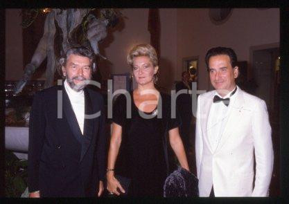 Alain ROBBE-GRILLET Paolo PORTOGHESI & wife ITALY 1983 ca *35mm vintage slide 33