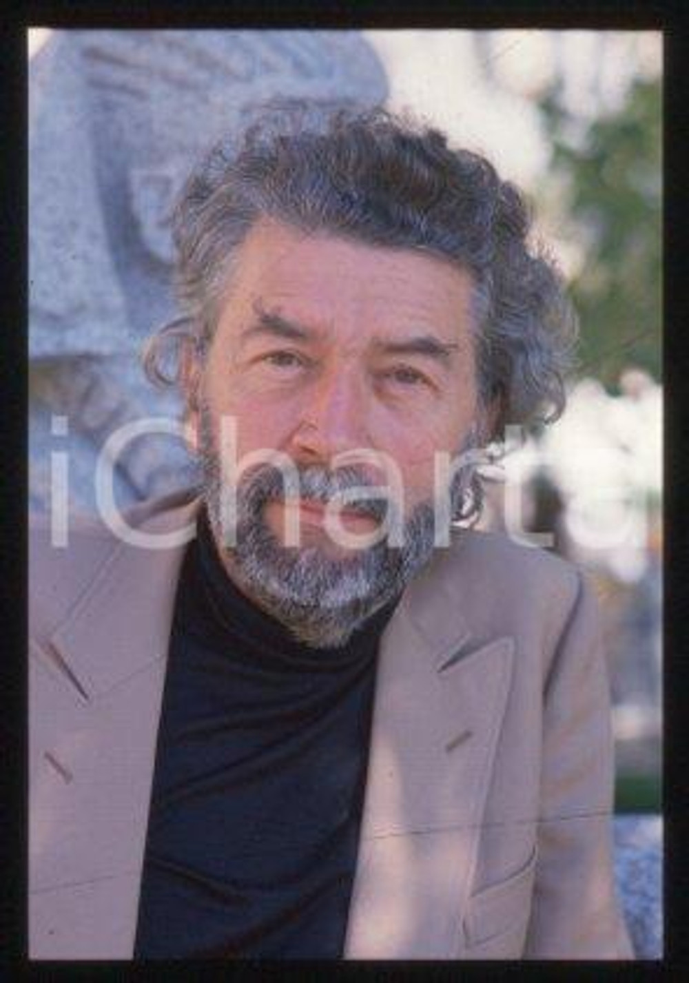 Alain ROBBE-GRILLET VENICE French writer Portrait 1983 ca *35mm vintage slide 19