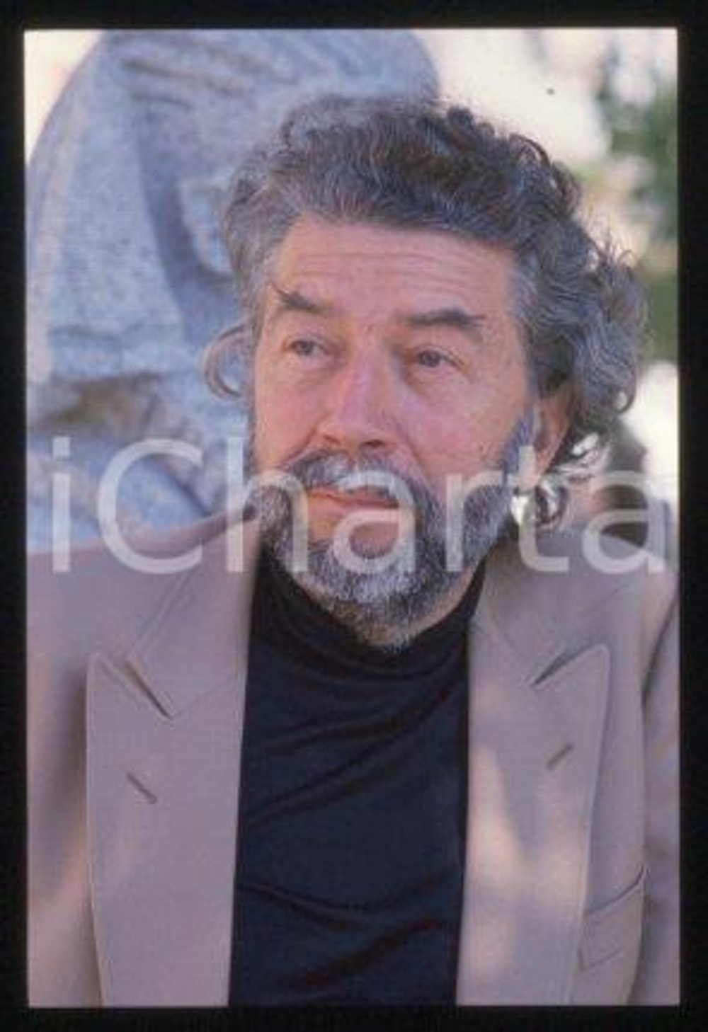Alain ROBBE-GRILLET VENICE French writer Portrait 1983 ca *35mm vintage slide 13