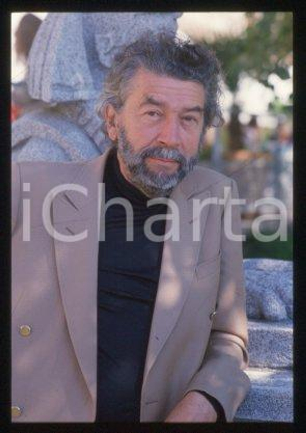 Alain ROBBE-GRILLET VENICE French writer Portrait 1983 ca *35mm vintage slide 10