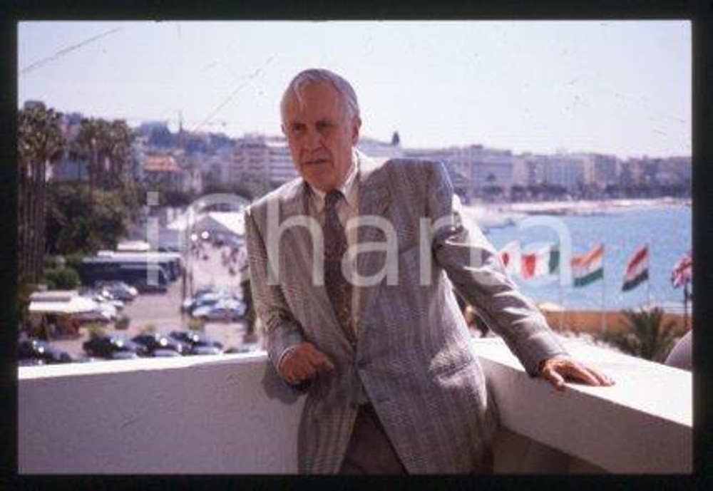Jason ROBARDS - CANNES Film Ferstival American actor 1989 *35mm vintage slide 28