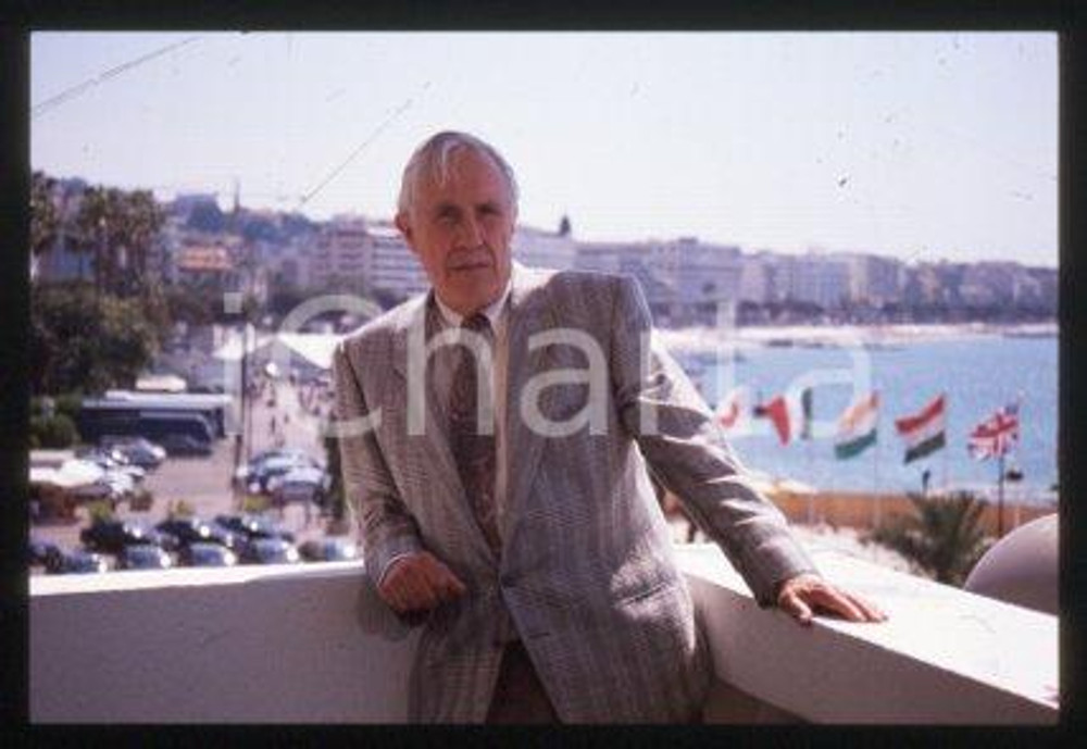 Jason ROBARDS - CANNES Film Ferstival American actor 1989 *35mm vintage slide 20