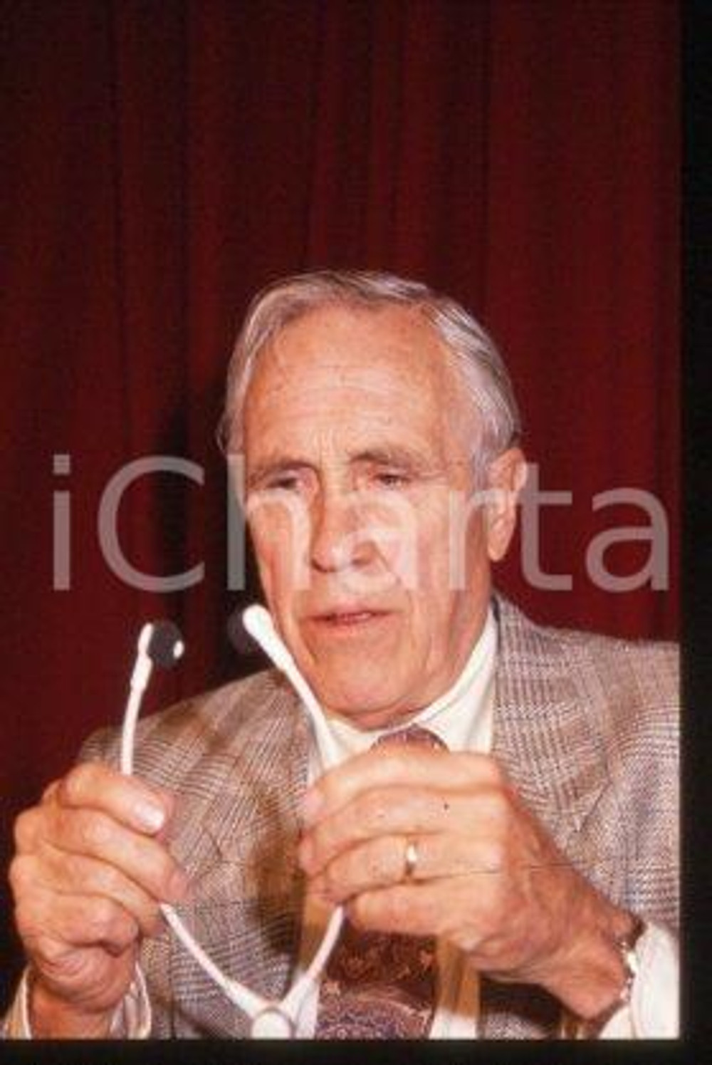 Jason ROBARDS - CANNES Film Ferstival American actor 1989 *35mm vintage slide 43