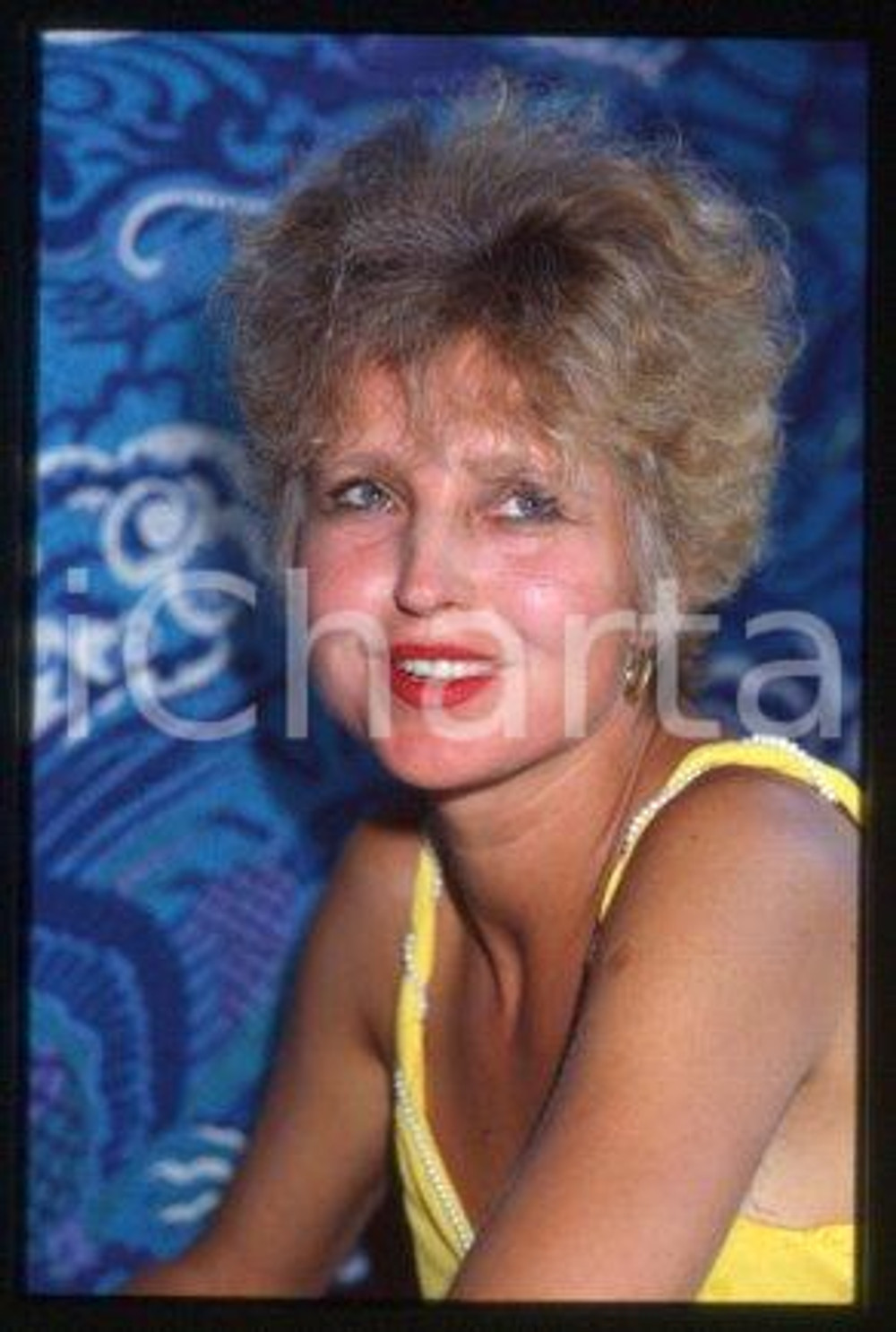 Hanna SCHYGULLA VENICE German actress chanson singer 1986 *35mm vintage slide 21