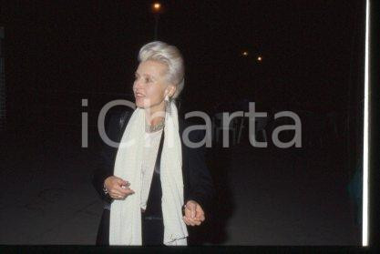 Fotografia d epoca originale Hanna SCHYGULLA  CINEMA Actress & chanson singer 1990 ca 35mm vintage slide 34 1