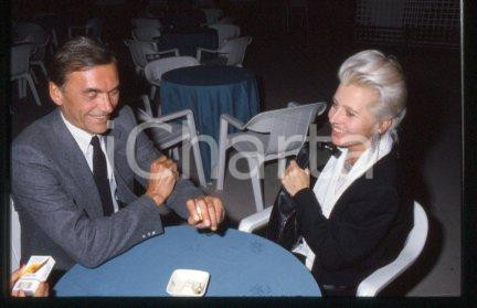 Hanna SCHYGULLA - CINEMA Actress & chanson singer 1990 ca *35mm vintage slide 37