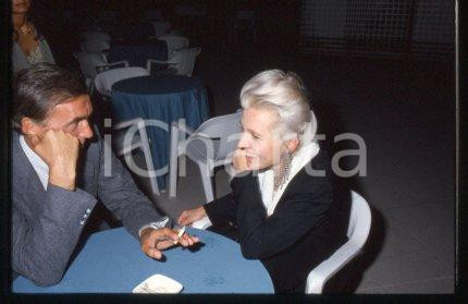 Hanna SCHYGULLA - CINEMA Actress & chanson singer 1990 ca *35mm vintage slide 38