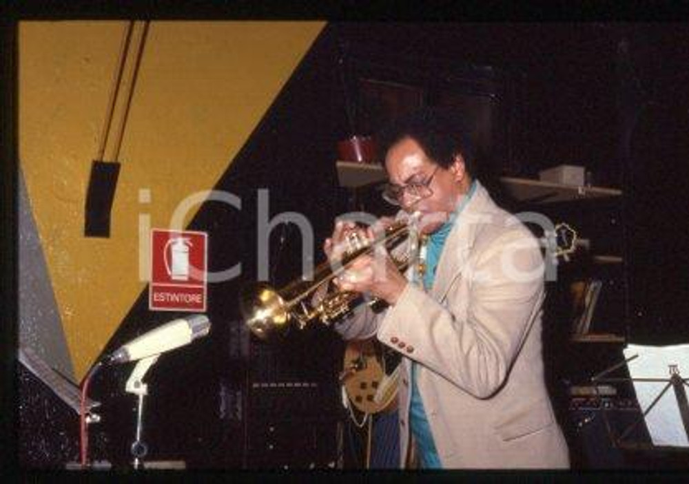 Jimmy OWENS - MUSIC American jazz trumpeter 1990 ca * 35 mm vintage slide 33
