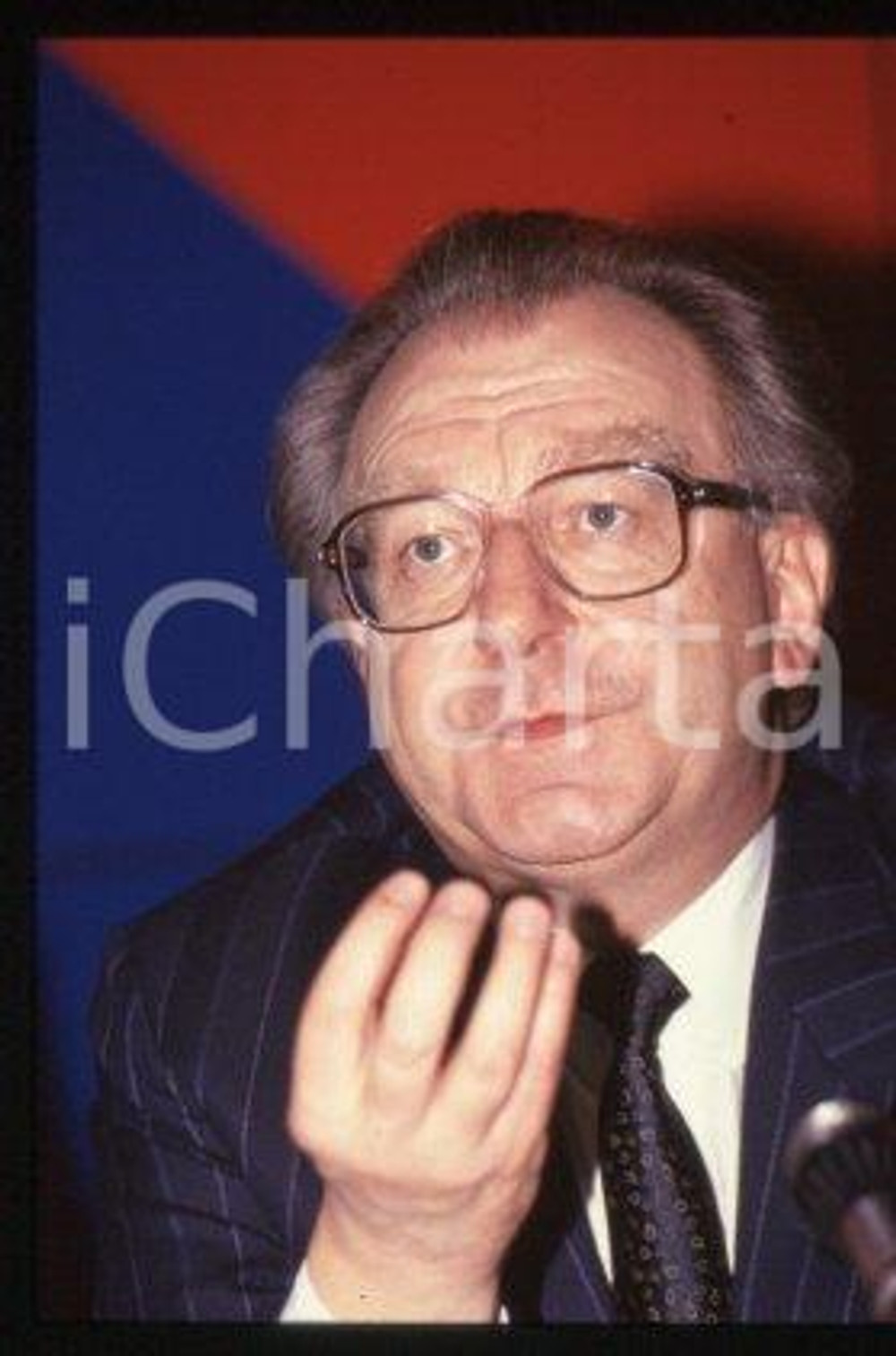 Lothar SPATH POLITICS President of Baden-Württemberg 1990 * 35mm vintage slide 5