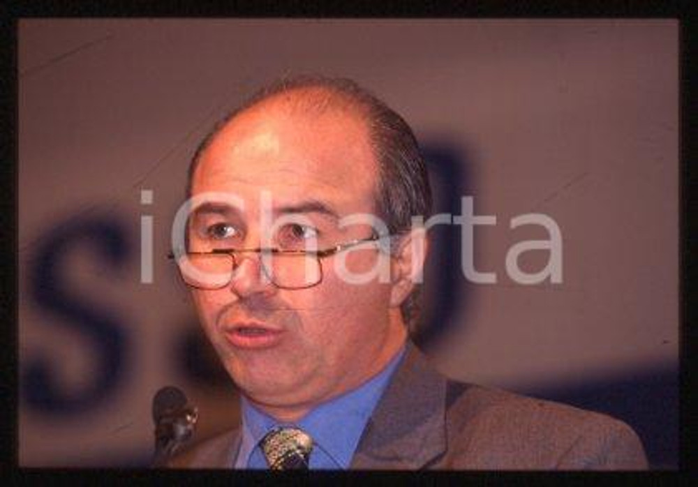 Gianfranco PETRICCA - ITALY Portrait of politician 1995 ca *35mm vintage slide 4
