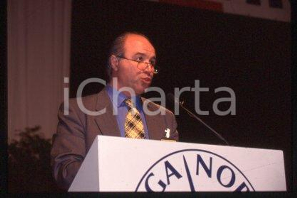 Gianfranco PETRICCA - ITALY Portrait of politician 1995 ca *35mm vintage slide 2