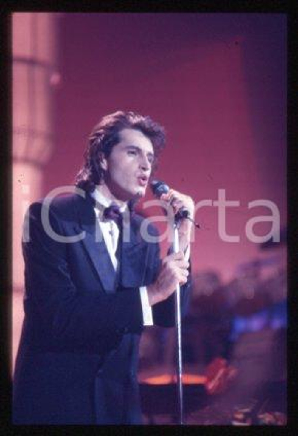 Ivano CALCAGNO - SANREMO Singer-songwriter 1986 * 35 mm vintage slide 5