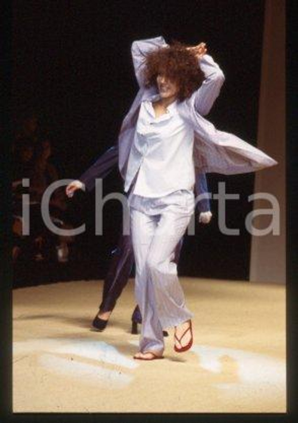 Tina JONES - MASKA collection Spring/Summer 99 MILAN 1998 * 35mm vintage slide 8