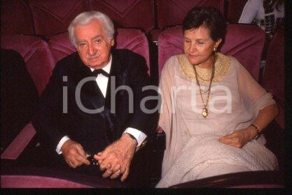 Jorge AMADO and Zélia GATTAI - CANNES Portrait 1990 ca * 35 mm vintage slide 10