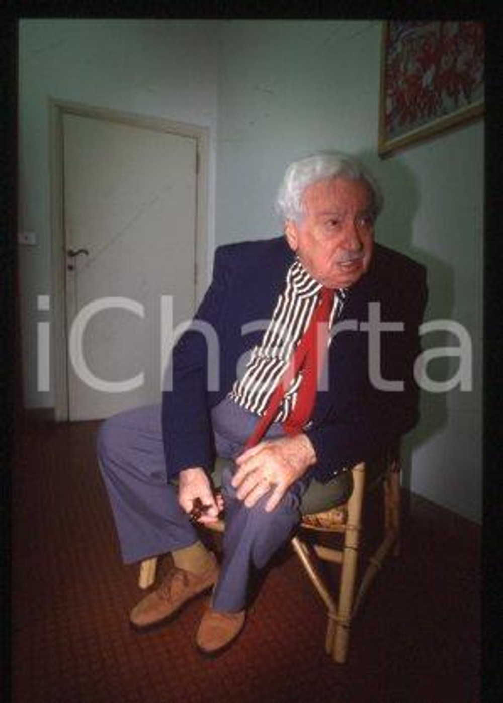 Jorge AMADO - COSTUME Ritratto dello scrittore 1990 ca * 35 mm vintage slide 20