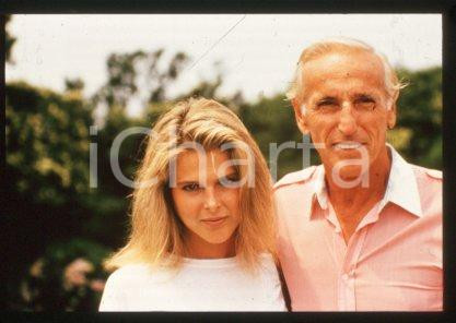 Catherine OXENBERG & father - CINEMA Portrait 1988 ca * 35 mm vintage slide 7