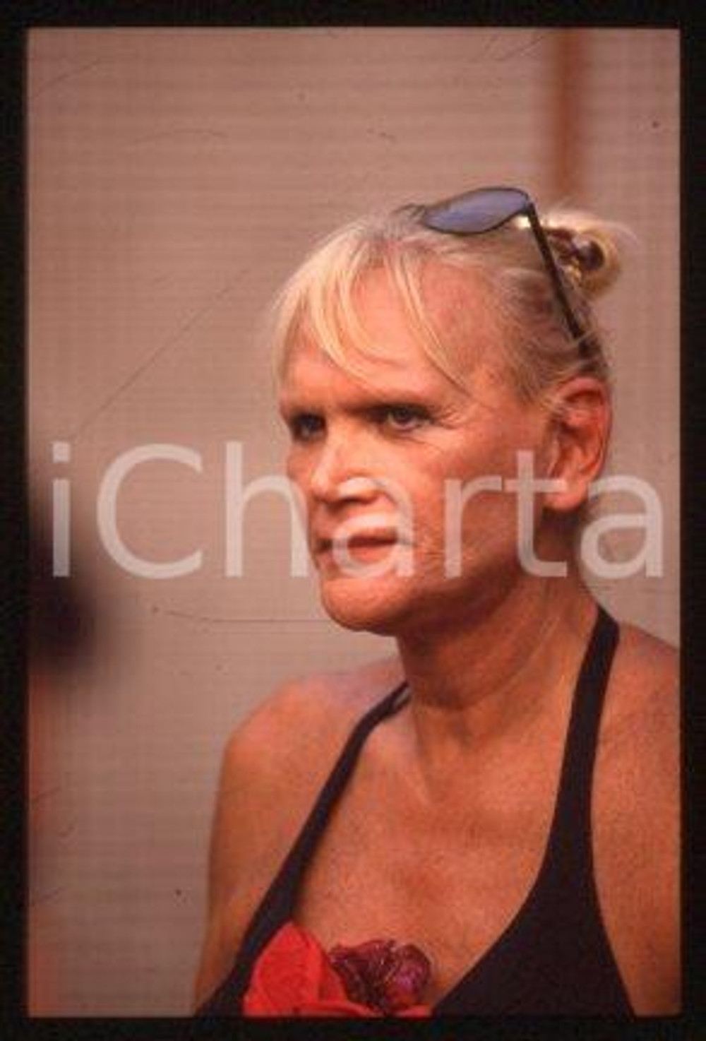 Giò STAJANO - ITALY PORTAGLI I MIEI SALUTI Actress 1993 * 35 mm vintage slide 4