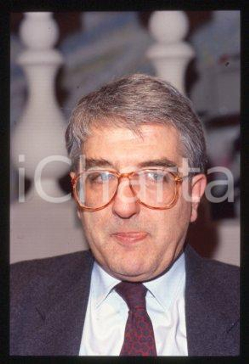 Massimo SARAZ - ITALY Portrait of a writer 1990 ca * 35 mm vintage slide 5