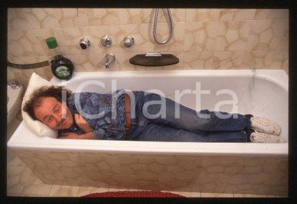 Enio DROVANDI - CINEMA Italian comic actor 1995 ca * 35 mm vintage slide 7