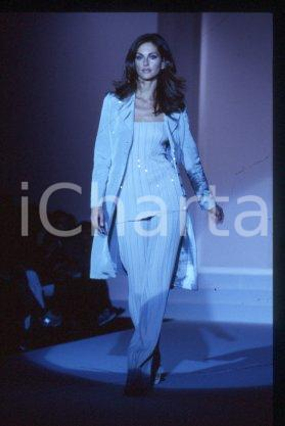 Tasha De VASCONCELOS - MILAN Fashion ROCCO BAROCCO 1998 * 35 mm vintage slide 19