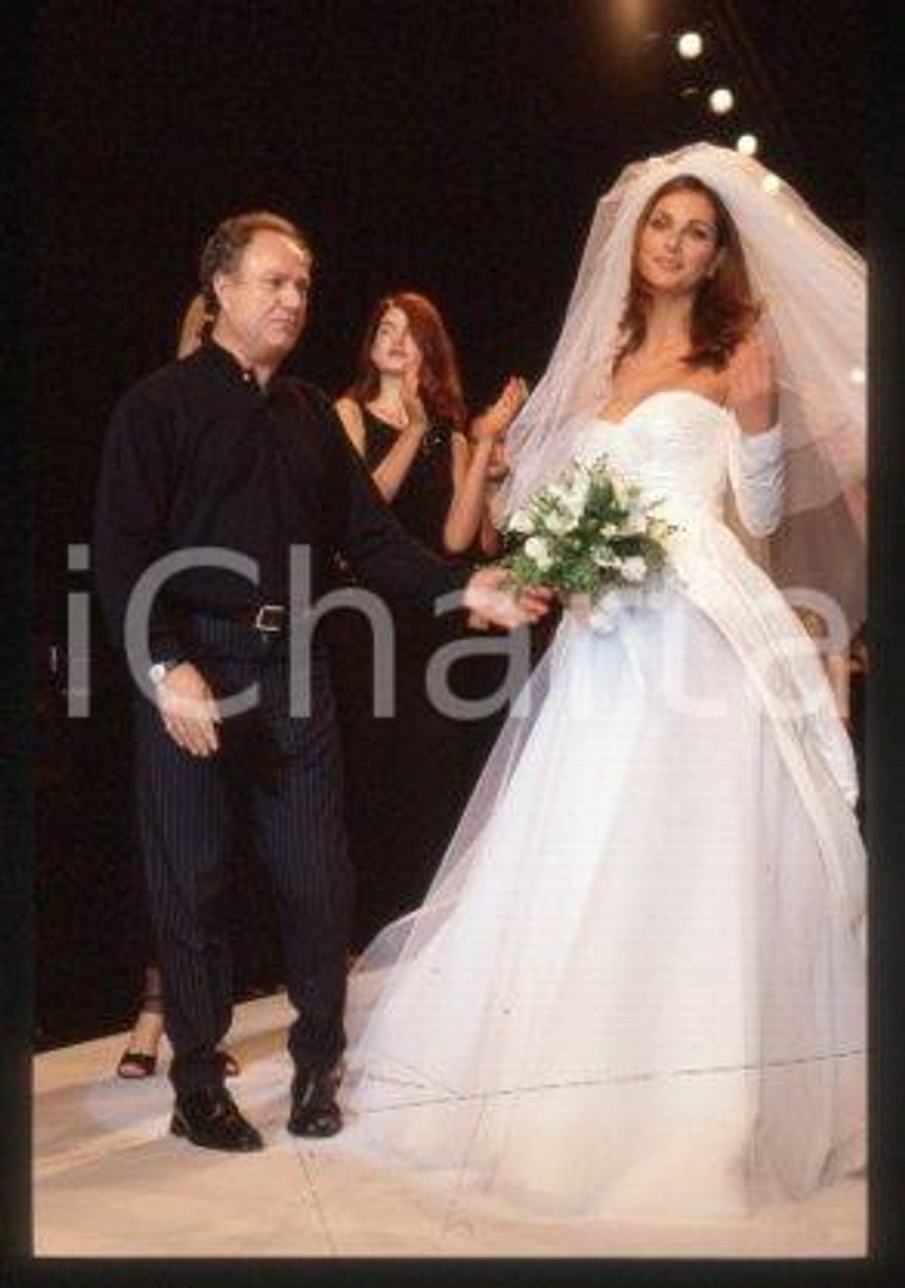 Tasha De VASCONCELOS - MILAN Fashion ROCCO BAROCCO 1998 * 35 mm vintage slide 15