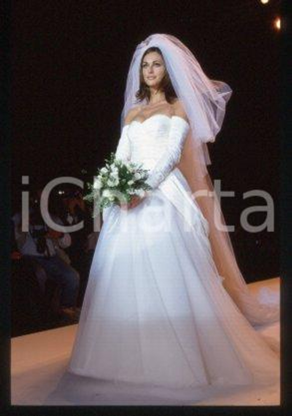 Tasha De VASCONCELOS - MILAN Fashion ROCCO BAROCCO 1998 * 35 mm vintage slide 21