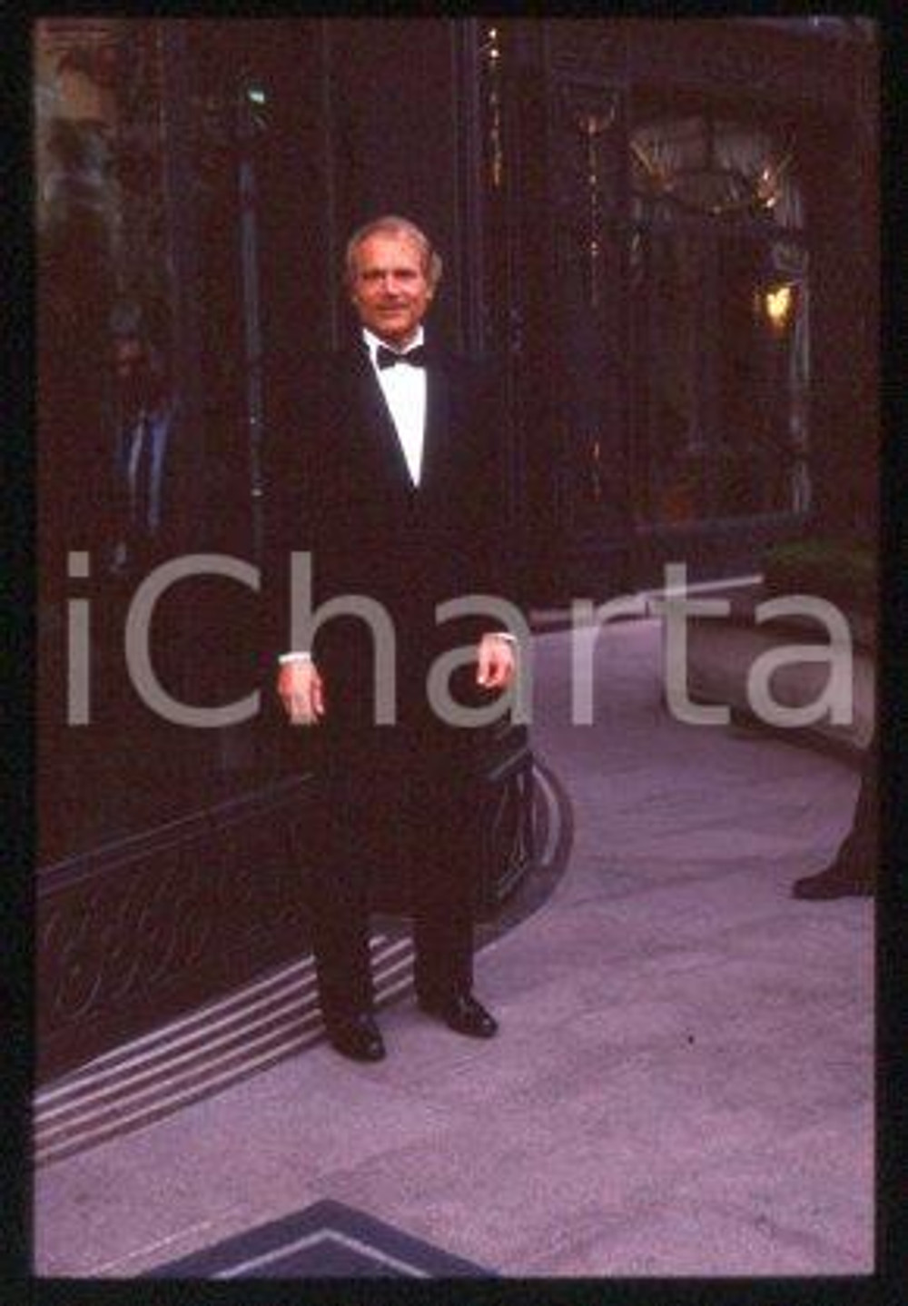 Terence HILL - MILAN Italian actor & TV producer 1992 * 35 mm vintage slide 2