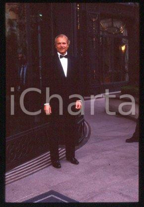 Fotografia d epoca originale Terence HILL  MILANO Hotel Principe di Savoia 1992  35 mm vintage slide 2 1